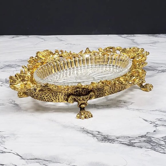 Hollywood Regency Vanity or Soap Dish Vintage - Picture 11 of 11